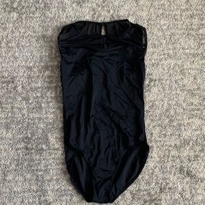 Balera Black Sleeveless Leotard